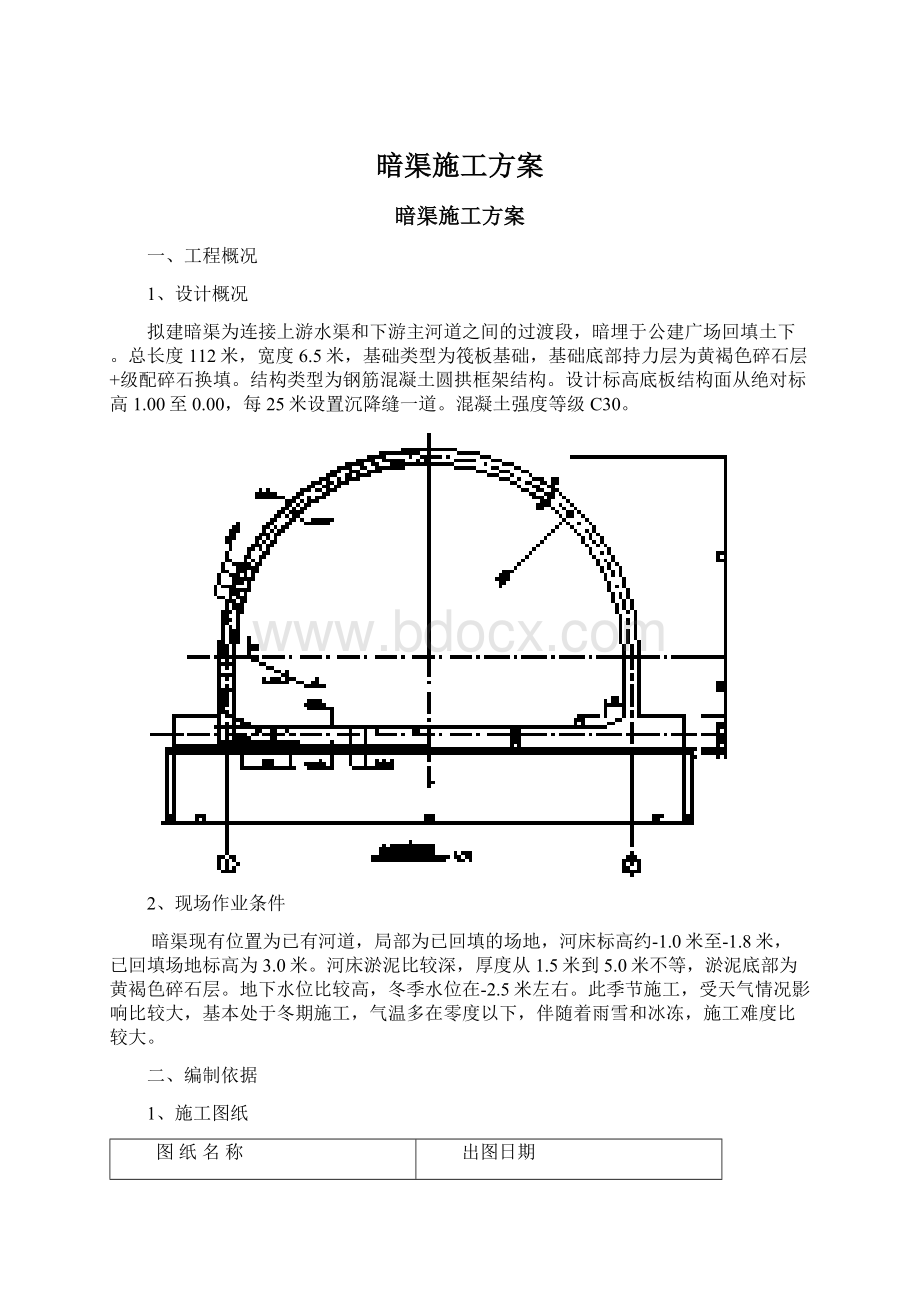 暗渠施工方案Word格式文档下载.docx