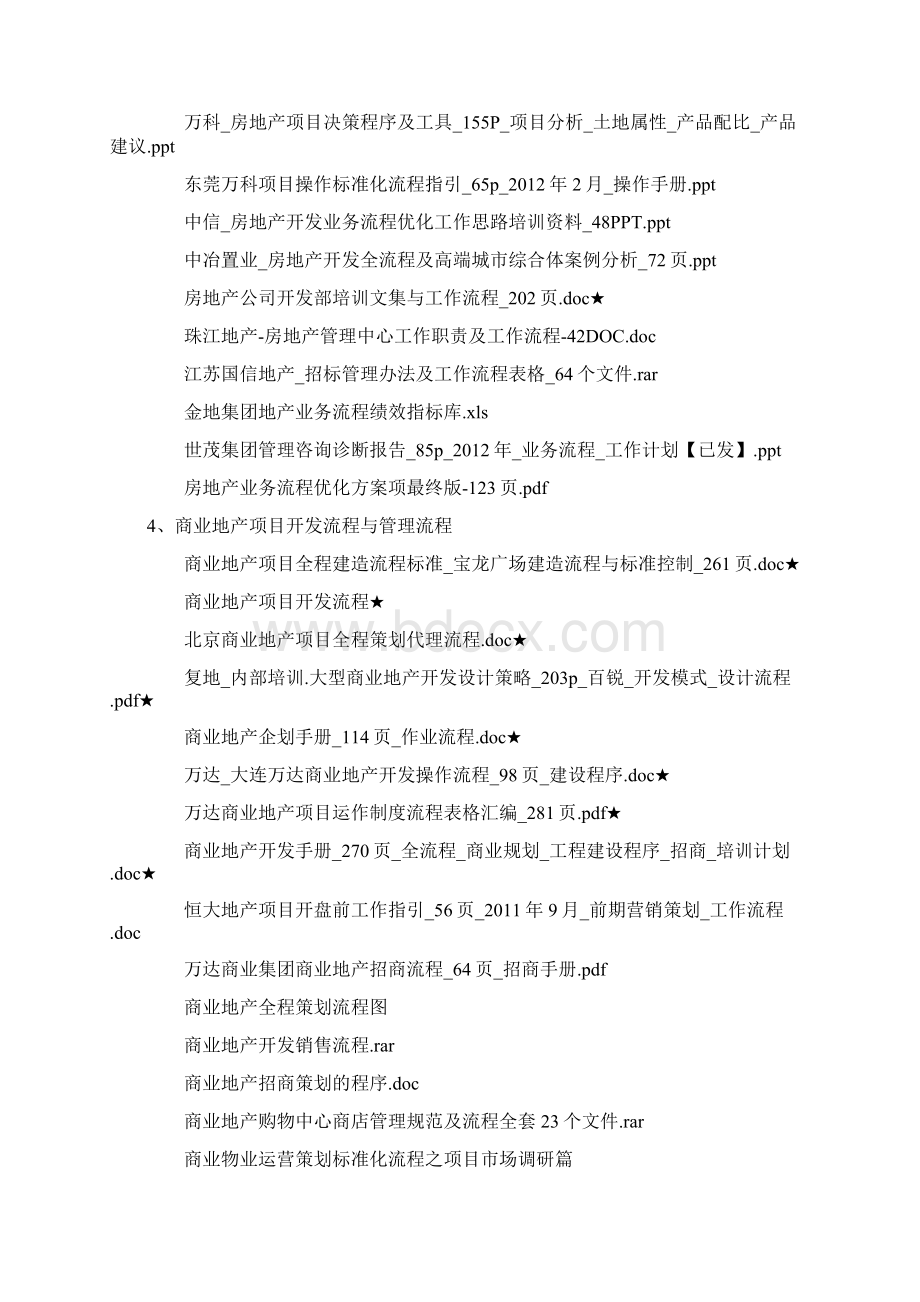 房地产开发流程与程序文件和房地产部门工作程序及房地产开发报批报建文件Word格式.docx_第3页