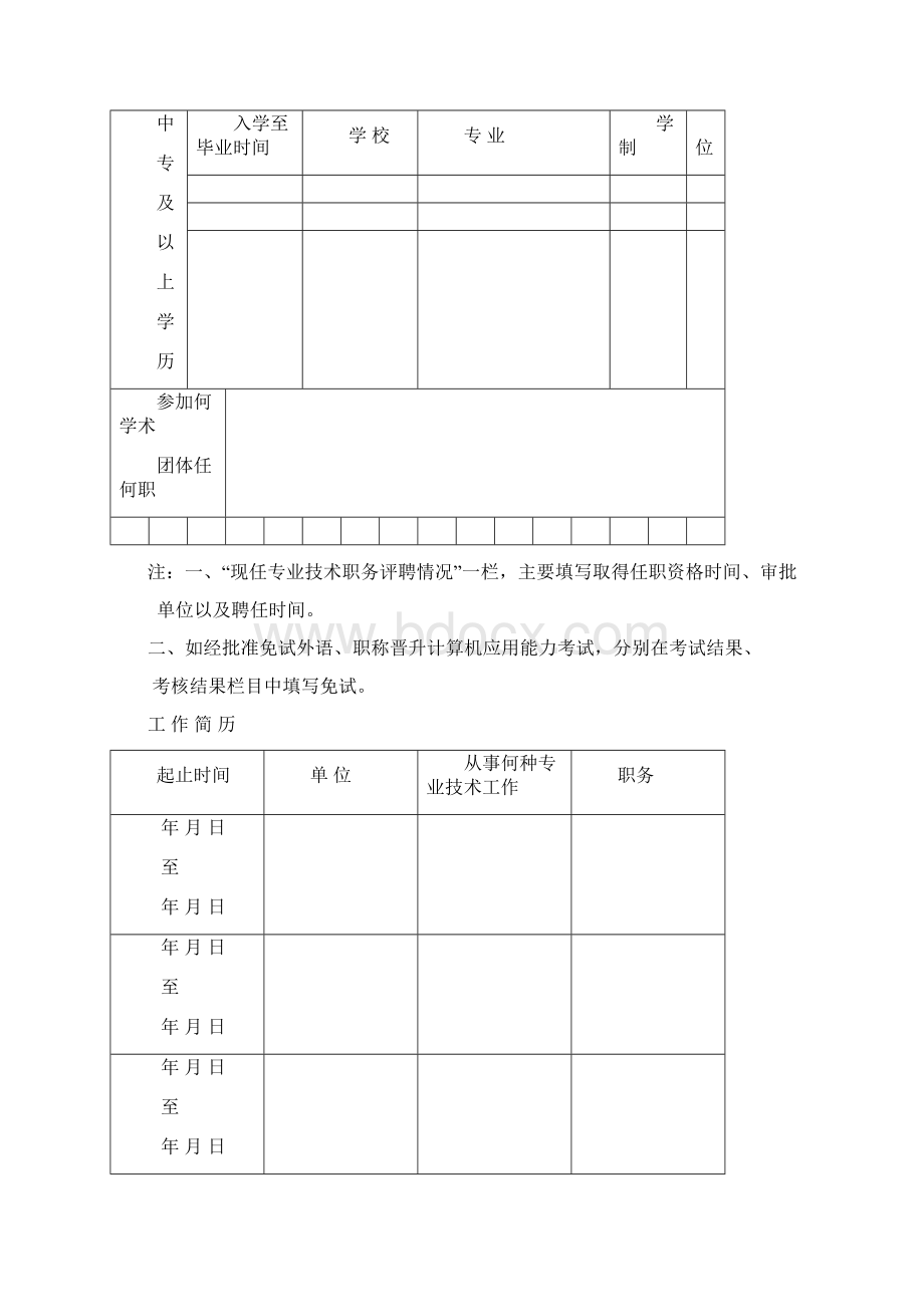 安徽省专业技术职务任职资格评审表.docx_第3页