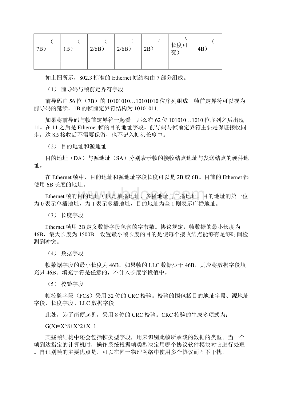 计算机网络帧封装课程设计报告.docx_第2页