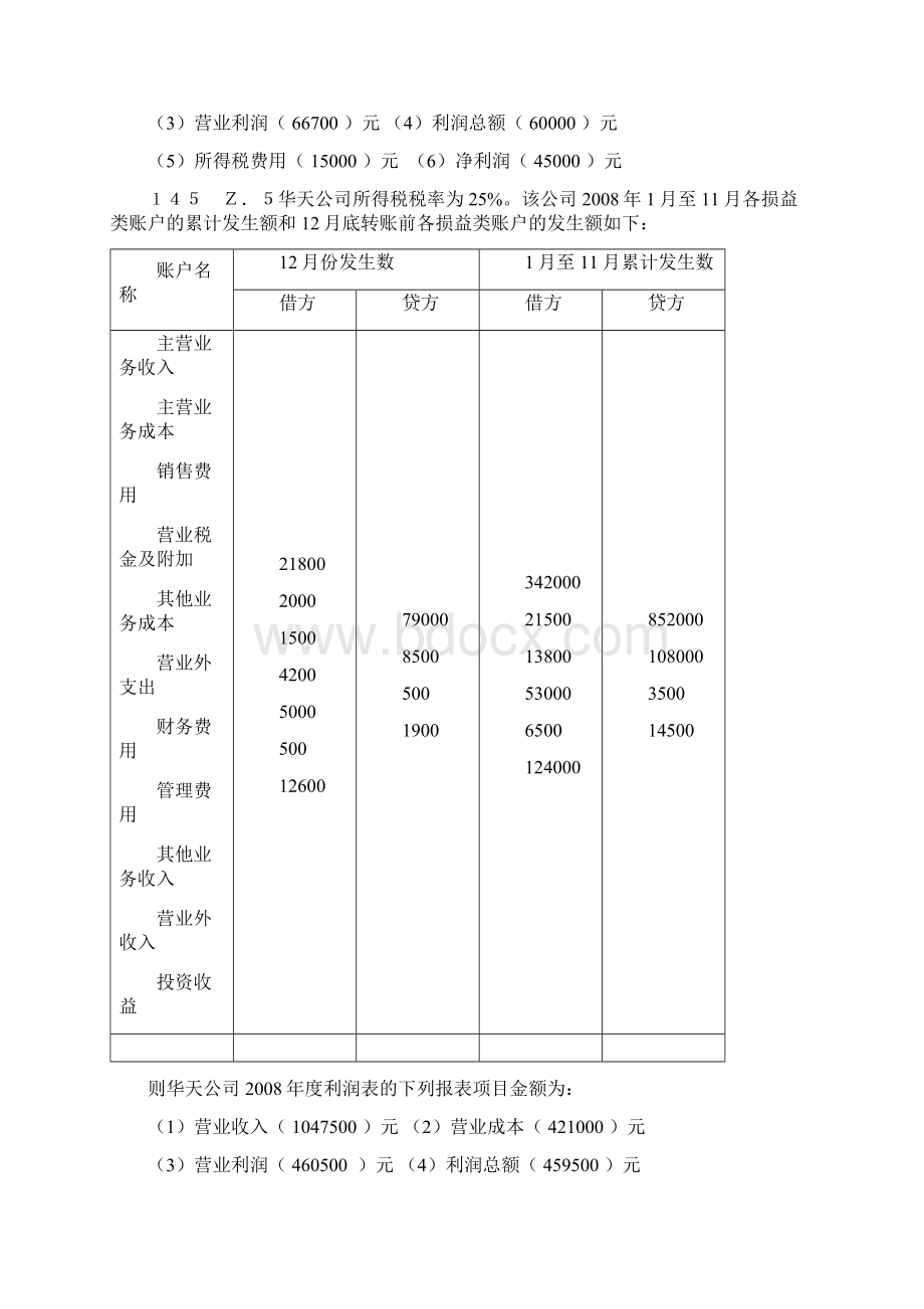 会计基础综合题利润表答案.docx_第2页