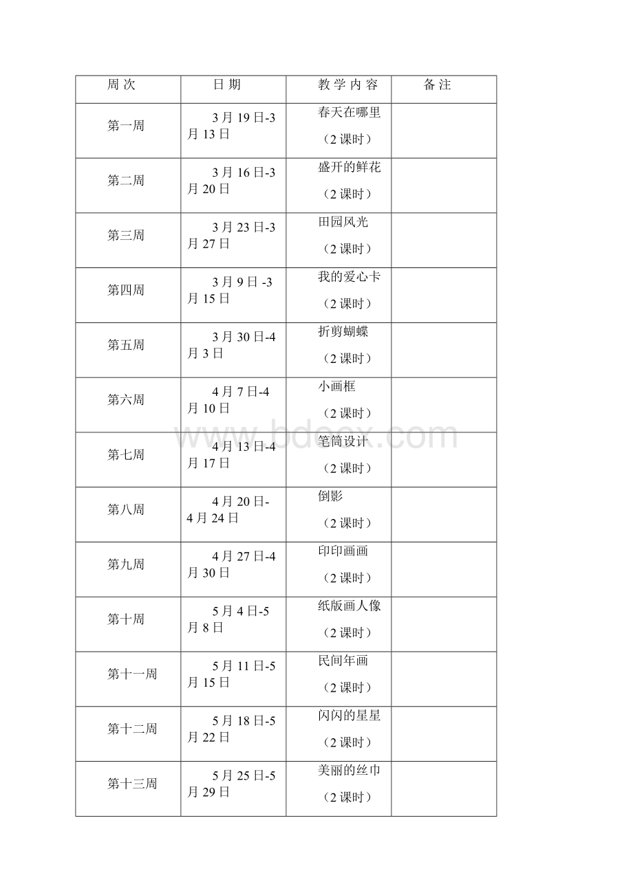 新浙美版二年级下册美术教学计划教案Word文件下载.docx_第2页