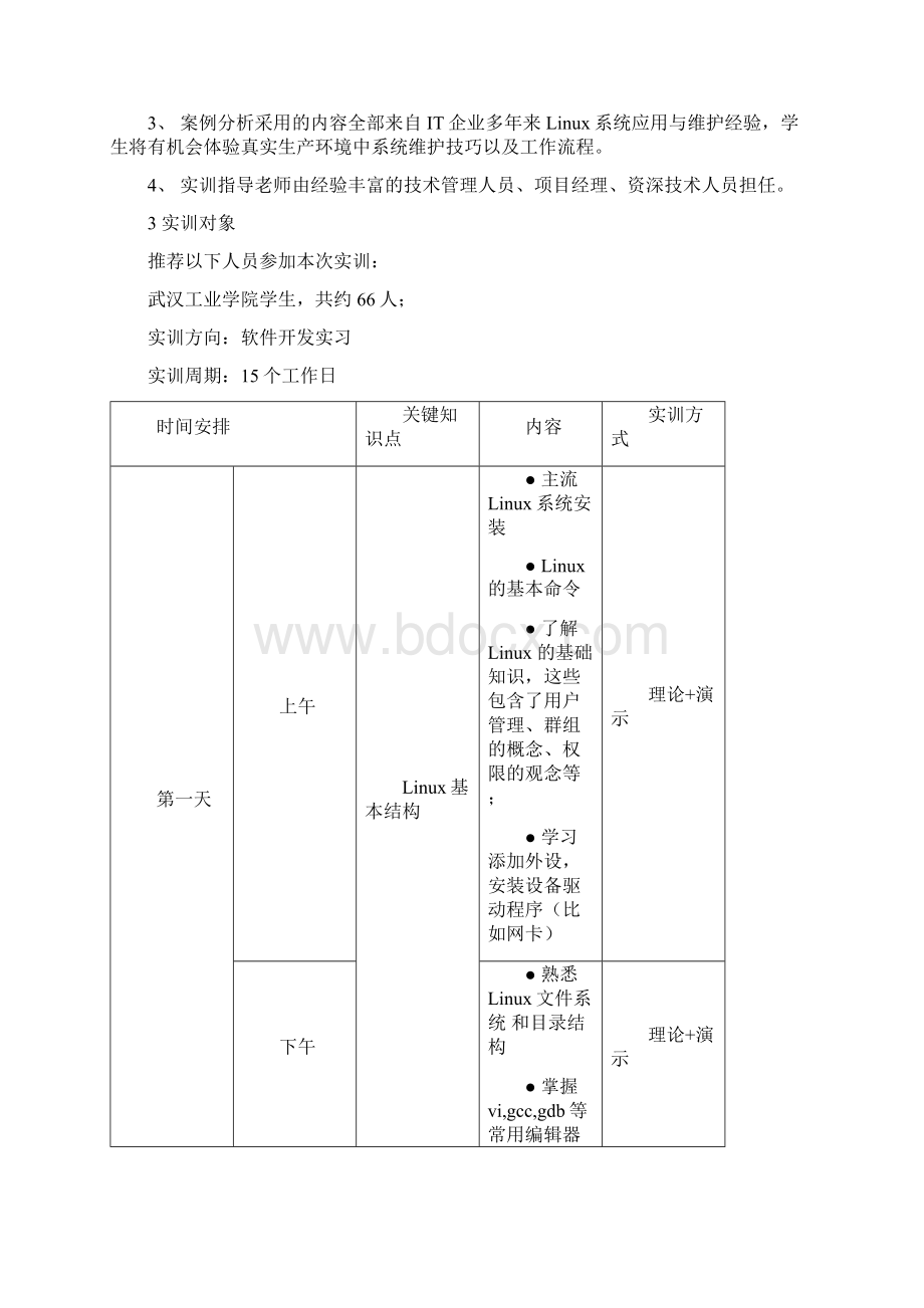 软件开发实习实训大纲.docx_第2页