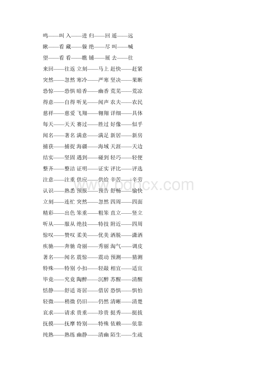 小学生一二年级近义词大全.docx_第2页