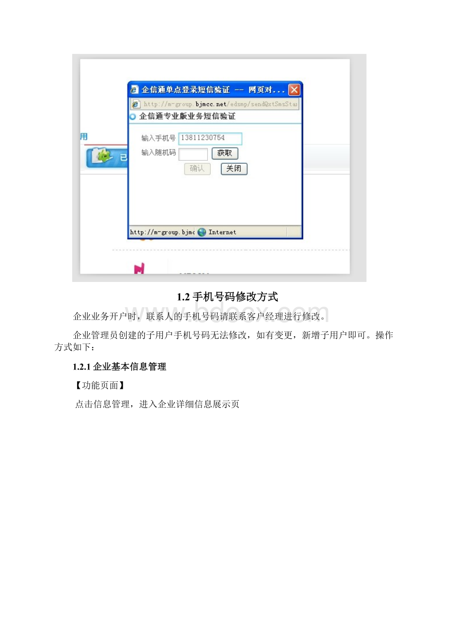 企信通专业版业务登录操作说明.docx_第2页