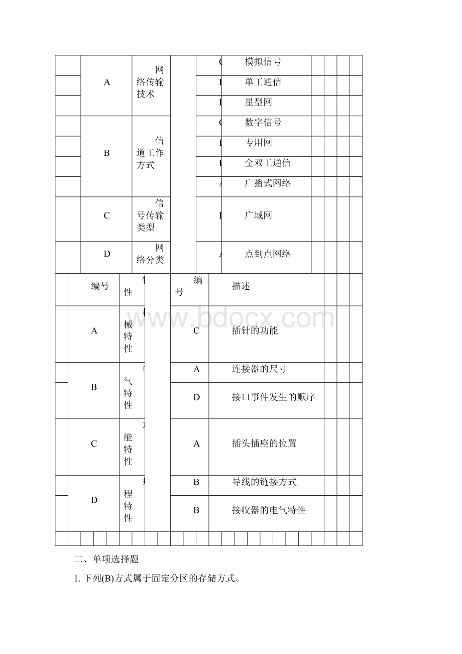 电大网络实用技术基础试题汇总Word文档格式.docx_第3页