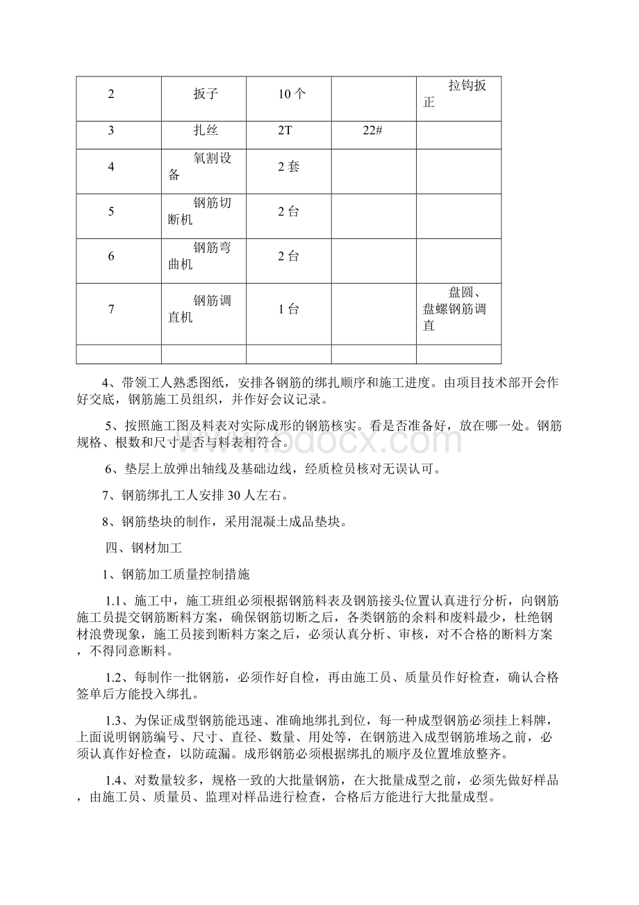 钢筋工程施工方案Word格式.docx_第2页