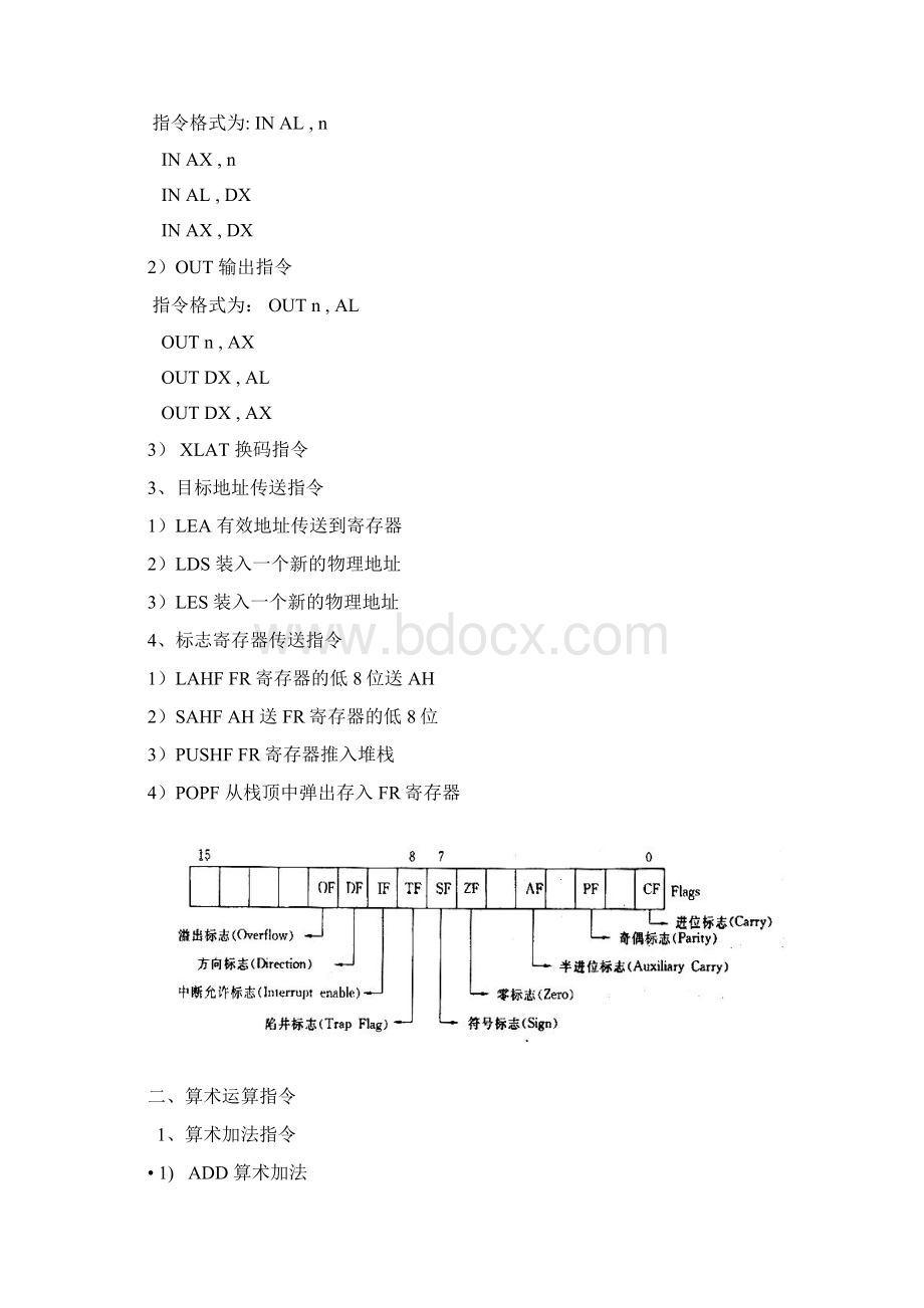 汇编语言期末总结小抄必备Word文档格式.docx_第3页