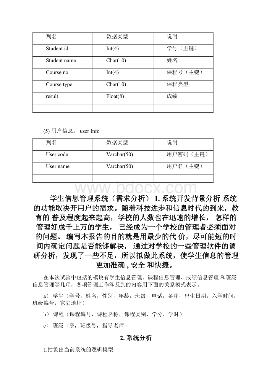 学生信息管理系统完整.docx_第3页