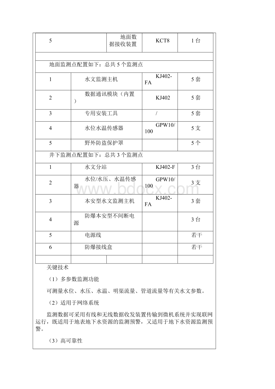 矿井水文动态监测系统计划任务书.docx_第3页