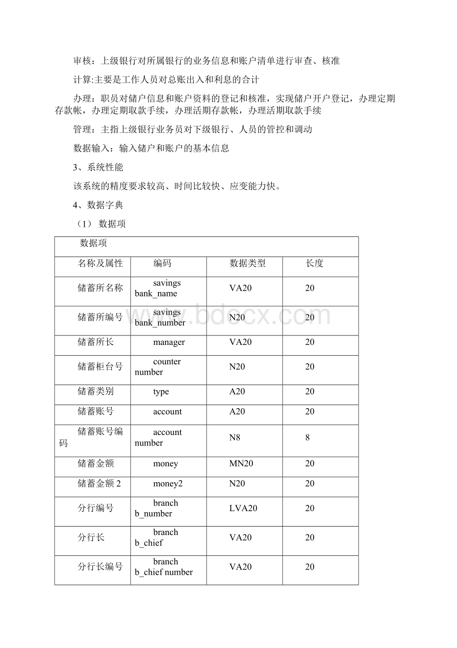 数据库设计实验报告银行储蓄系统Word下载.docx_第2页