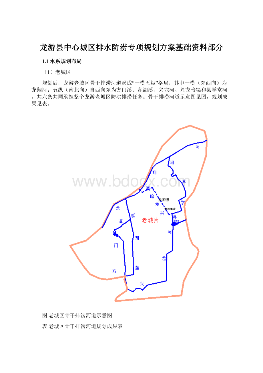 龙游县中心城区排水防涝专项规划方案基础资料部分Word文档下载推荐.docx_第1页