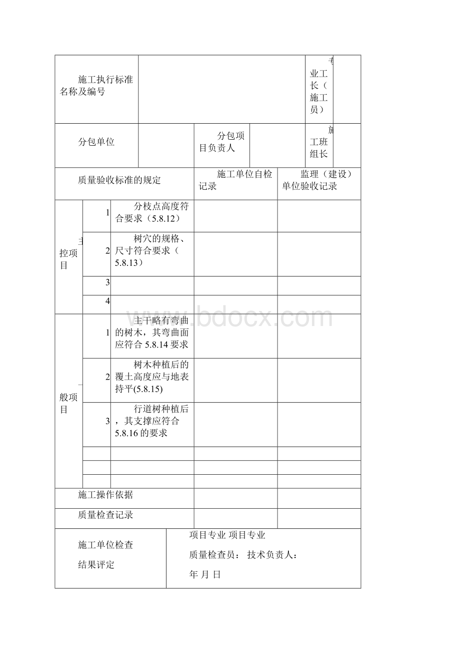 大树移植工程检验批质量验收记录.docx_第3页