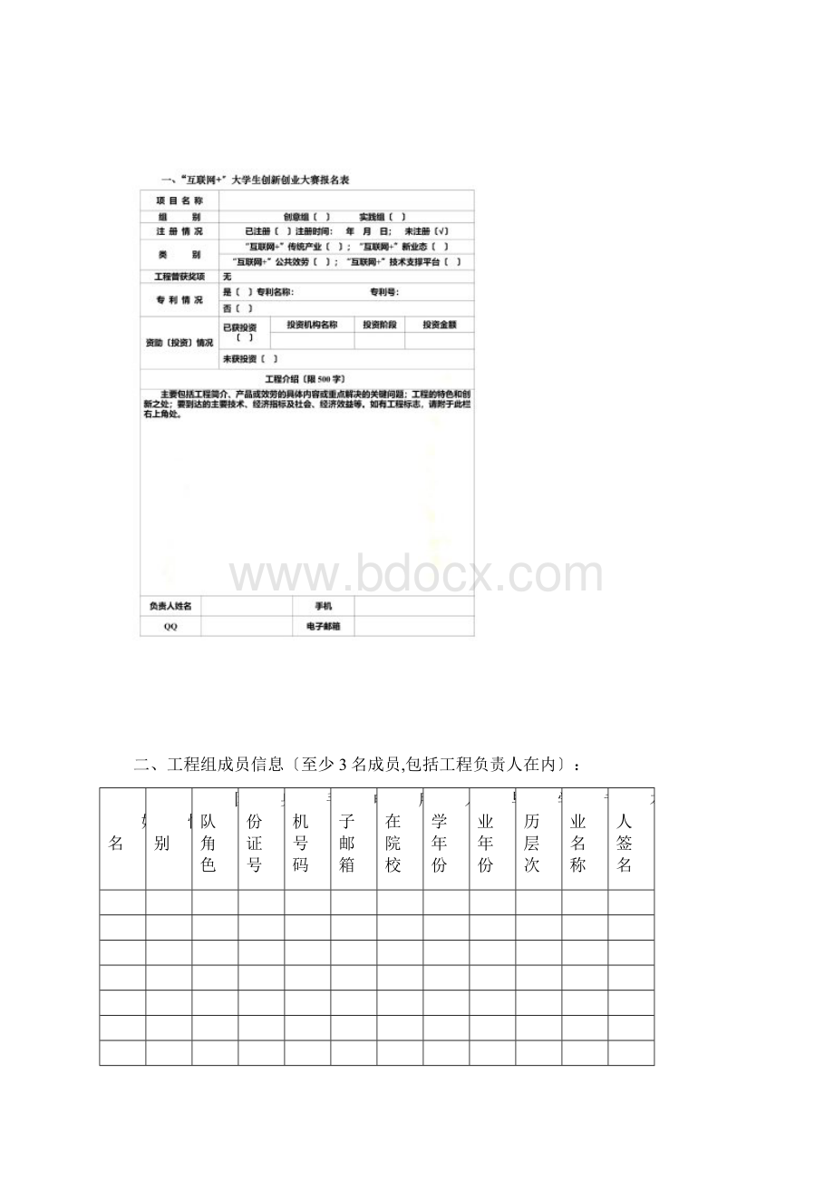 最新互联网+大学生创新创业大赛项目计划书文档格式.docx_第2页