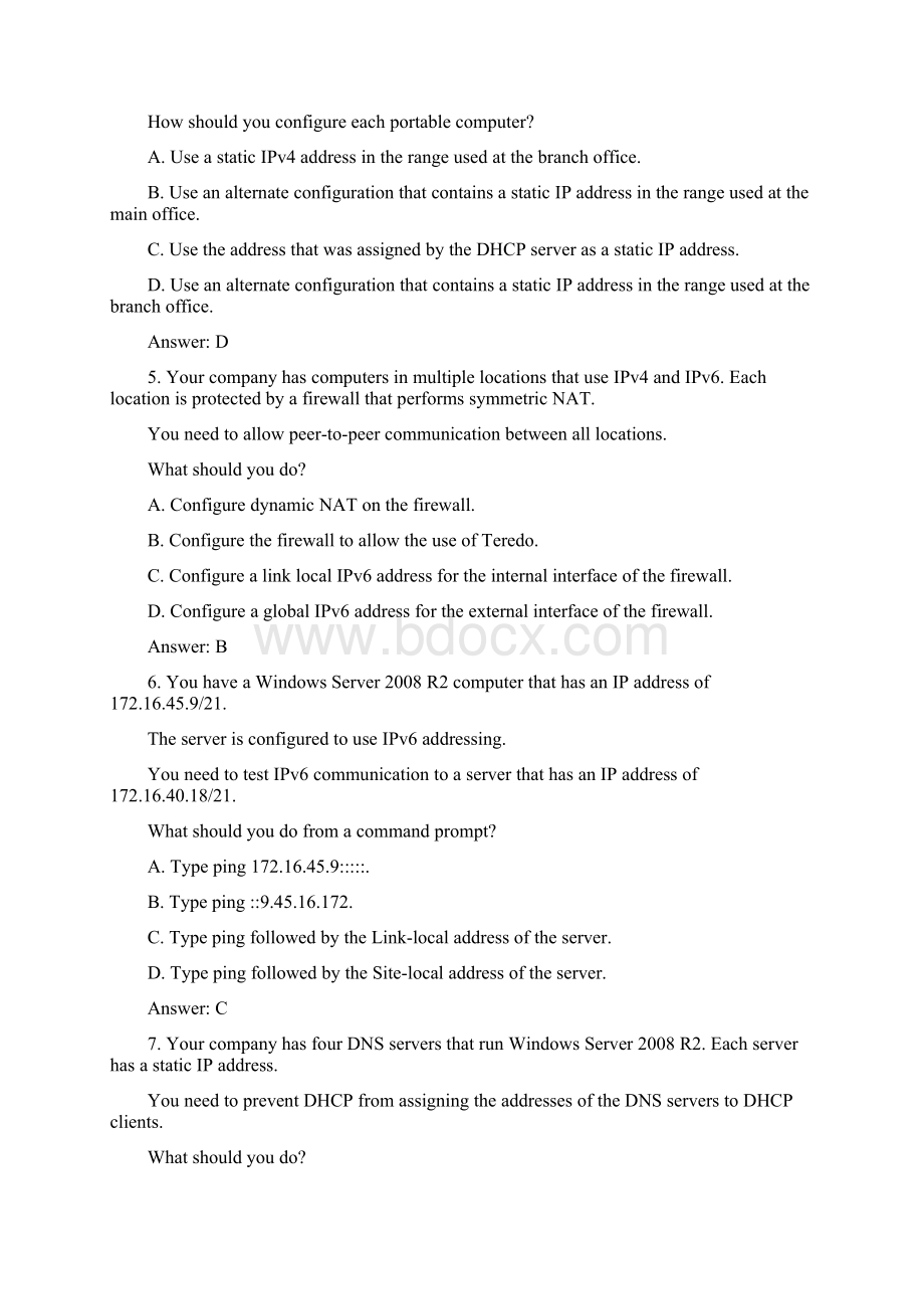 最新MCITP 题库 Microsoft 70642 题库Word文档下载推荐.docx_第3页