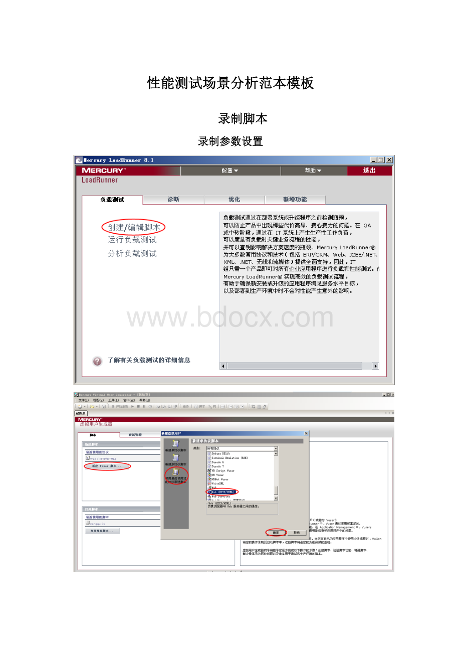 性能测试场景分析范本模板Word下载.docx_第1页