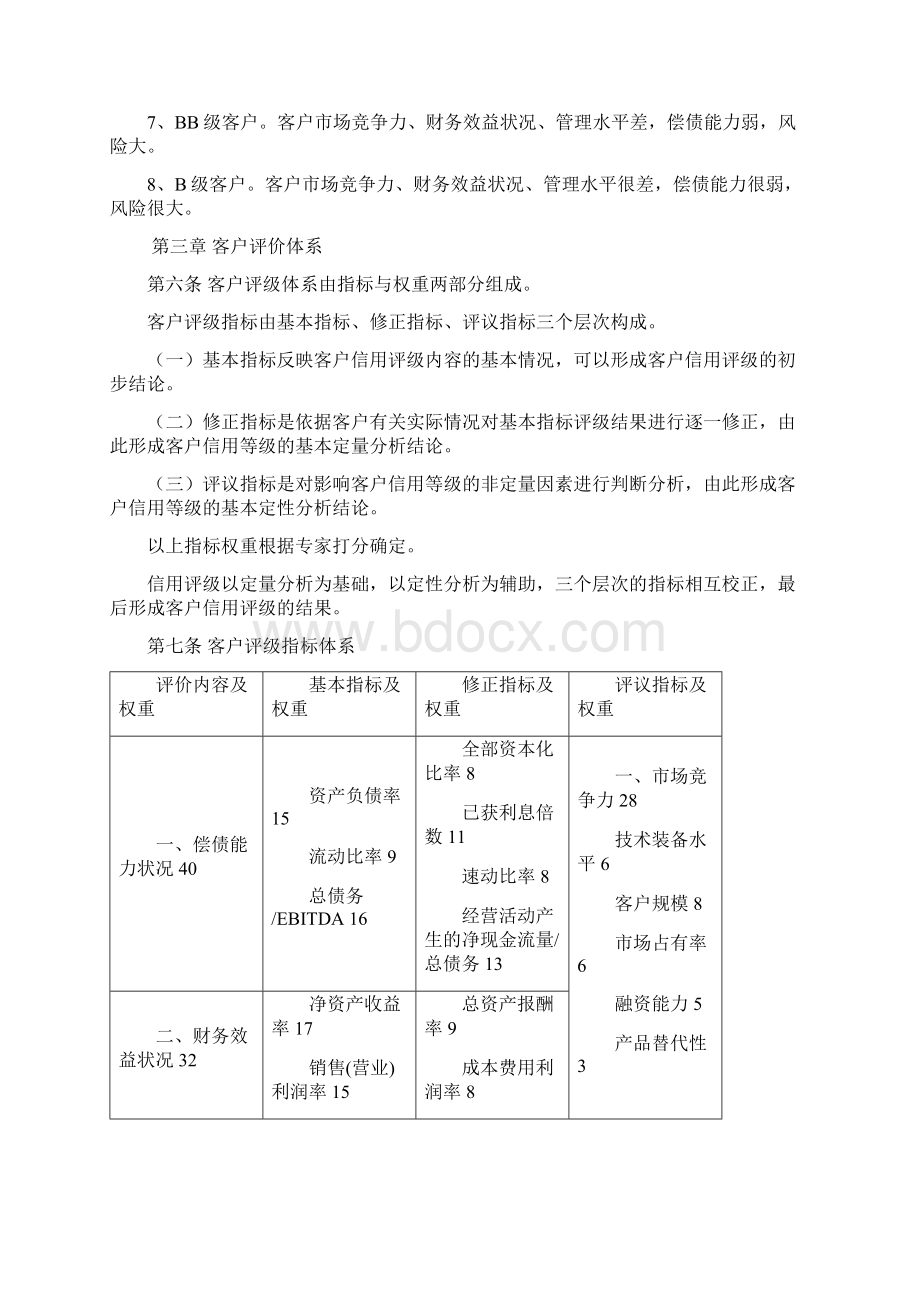 企业客户信用等级评定办法.docx_第2页