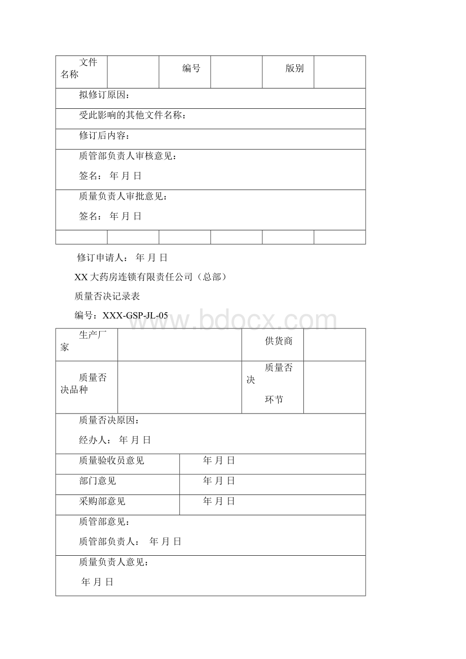 药店GSP认证全套表格Word下载.docx_第3页