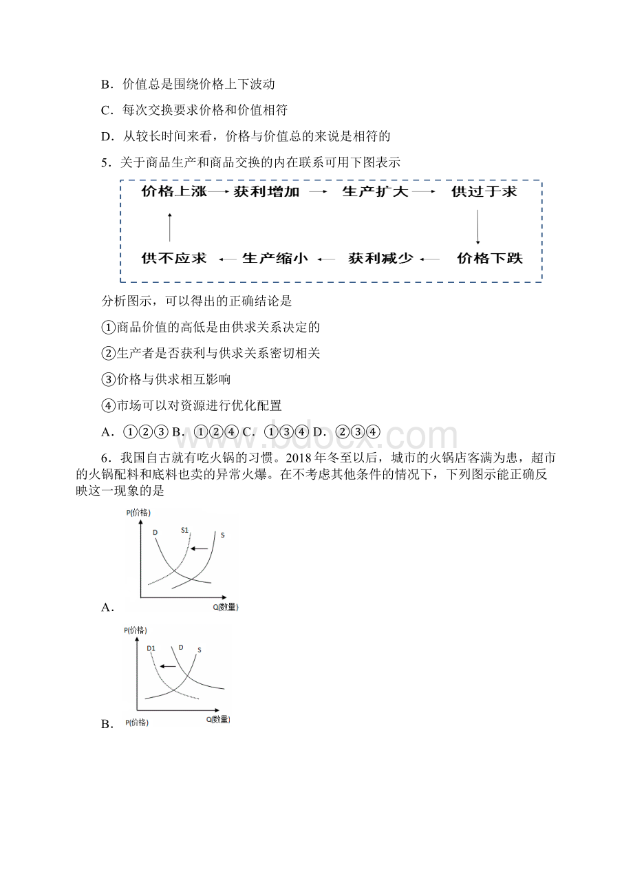 《新高考政治》最新时事政治供求影响价格的全集汇编.docx_第2页