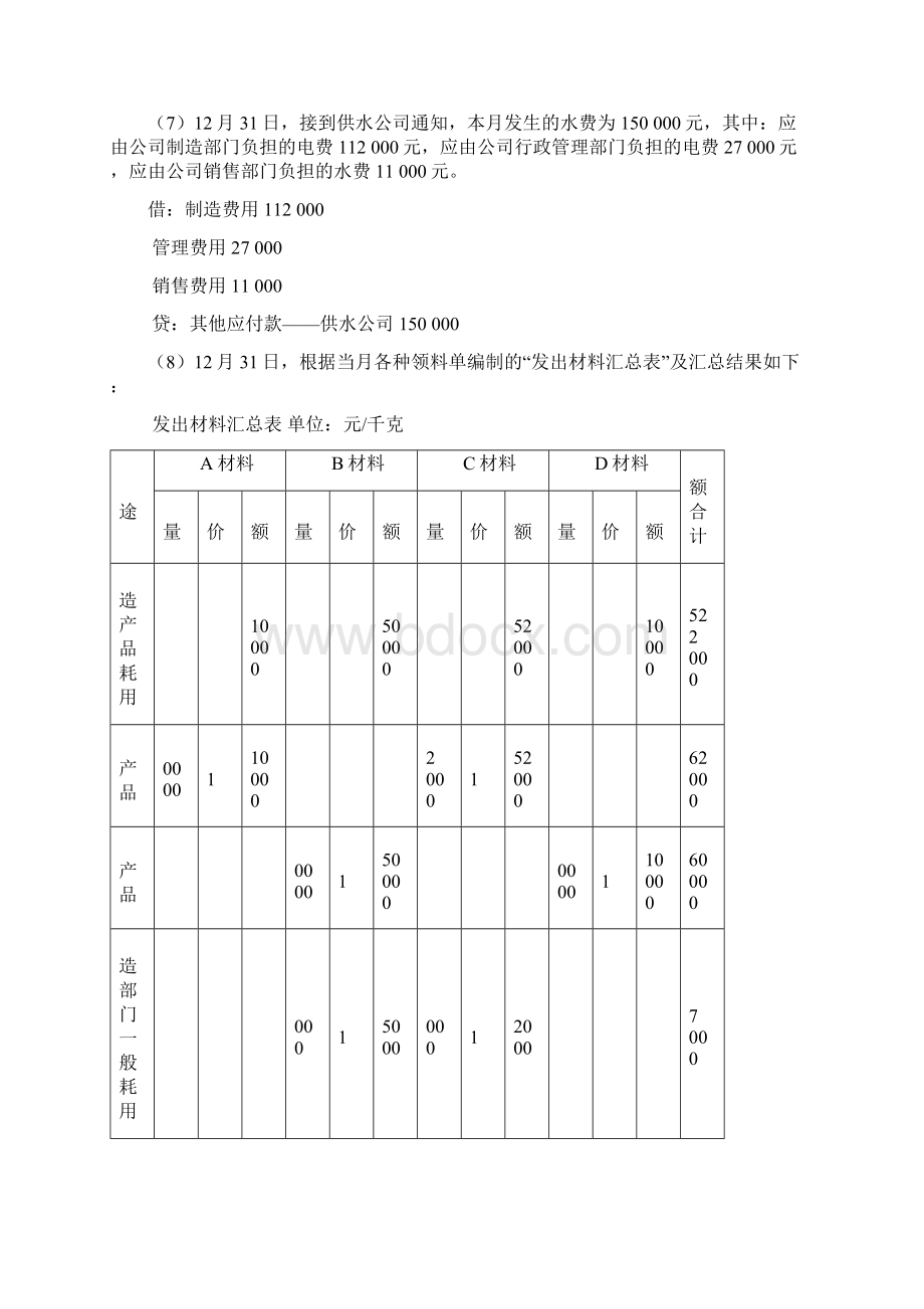 生产销售利润 练习题答案Word下载.docx_第2页