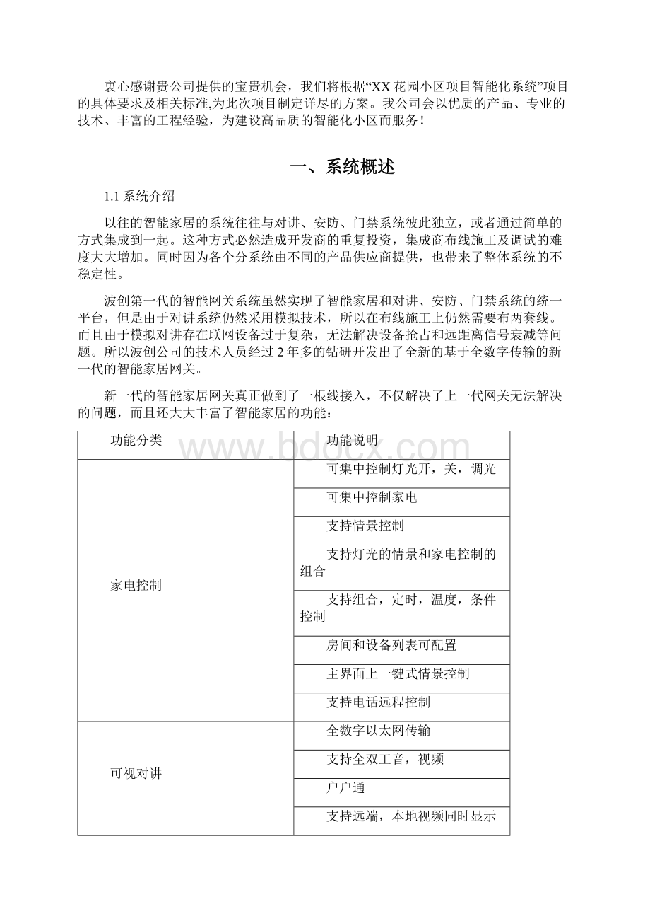 波创智能家居系统设计方案文档格式.docx_第2页