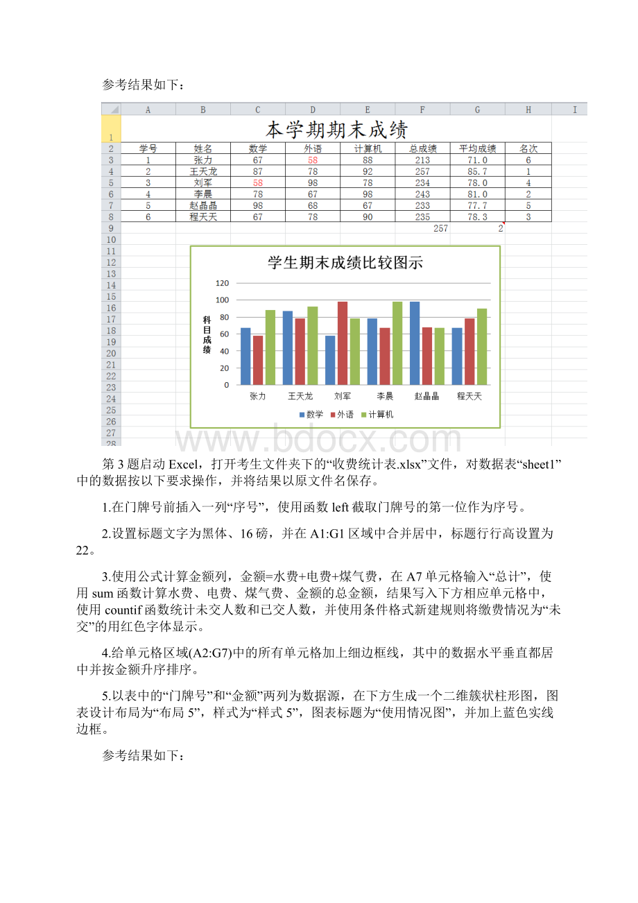 Excel操作题Word文档格式.docx_第3页