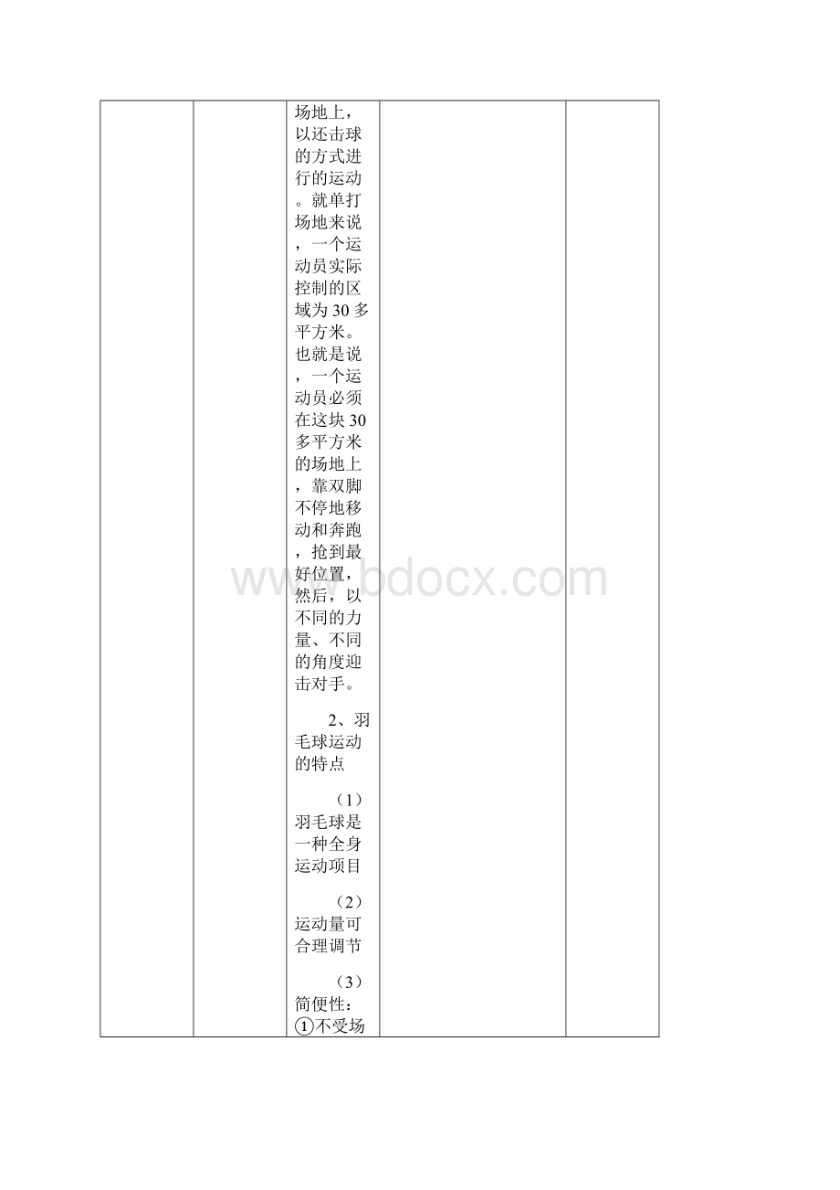 羽毛球课程优秀备课教案全文档格式.docx_第3页