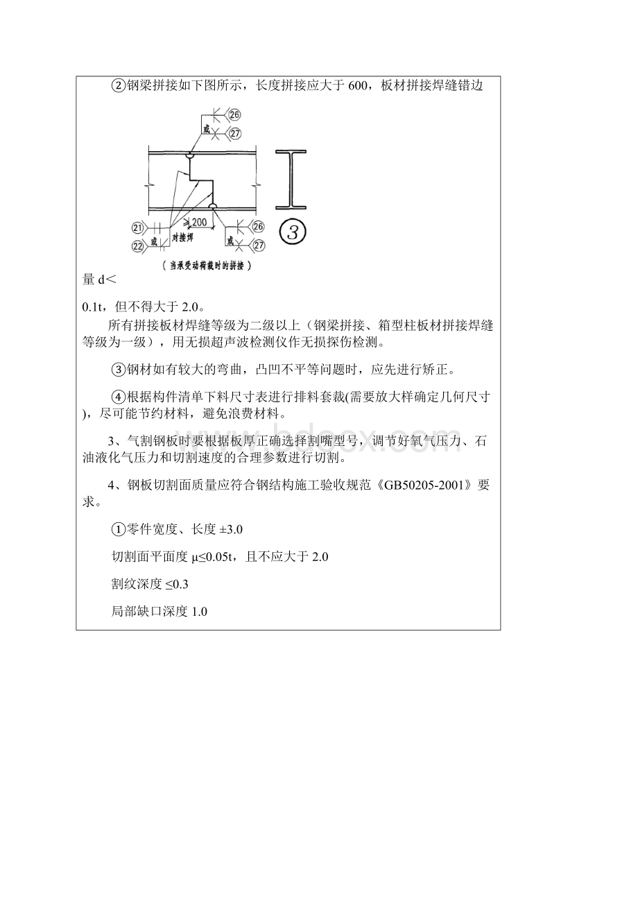 钢结构制作安装技术交底Word文件下载.docx_第3页