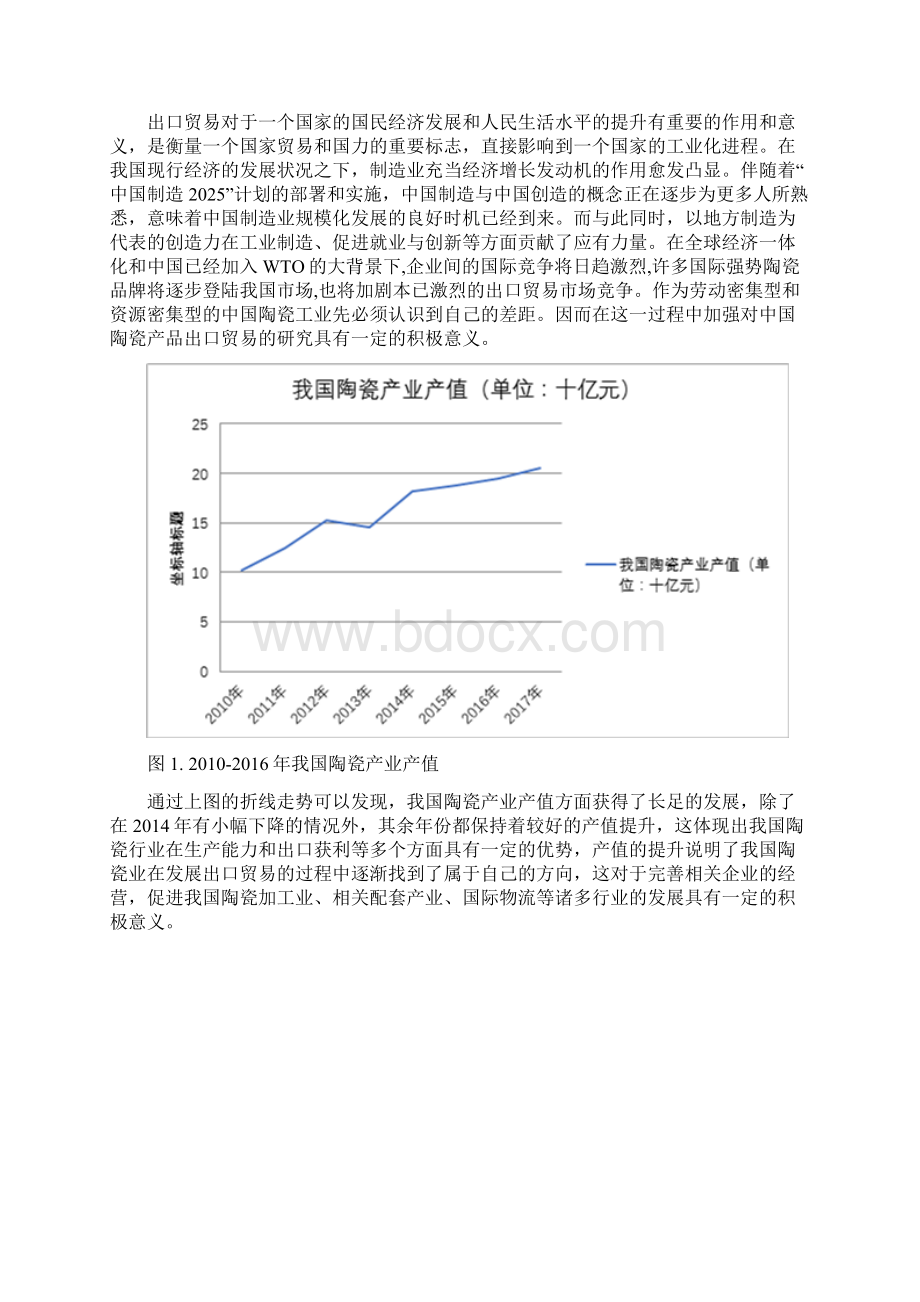 探析中国陶瓷产品出口贸易现状 1.docx_第2页