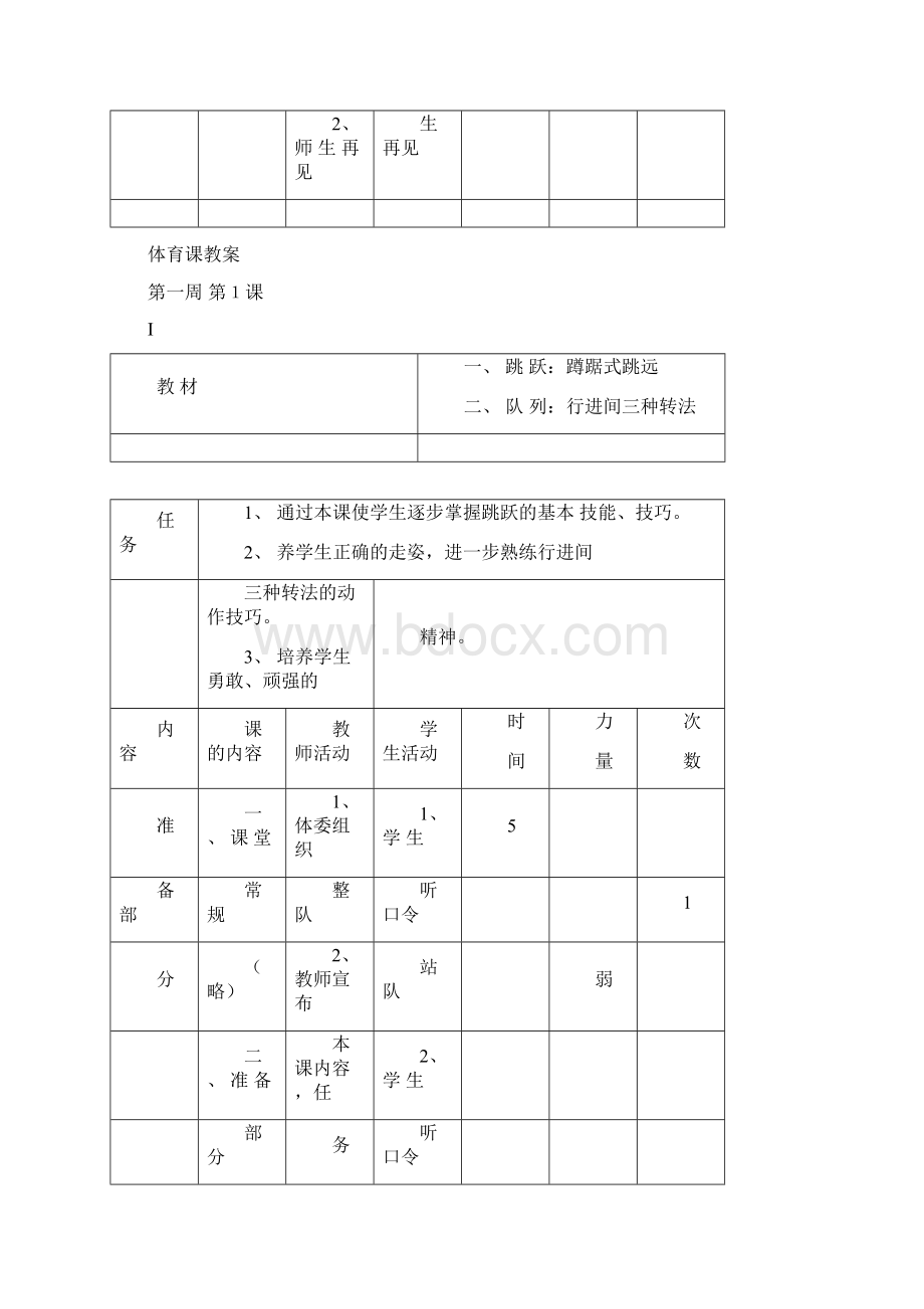 小学体育全套的教案.docx_第3页