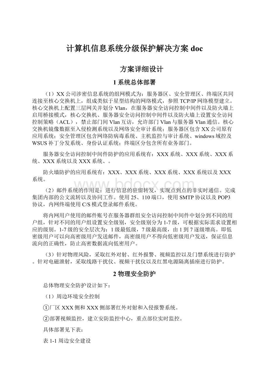 计算机信息系统分级保护解决方案doc.docx_第1页