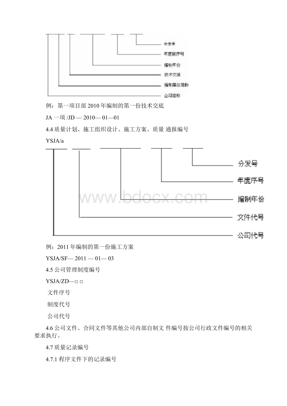 质量管理体系文件记录编号规则Word下载.docx_第3页