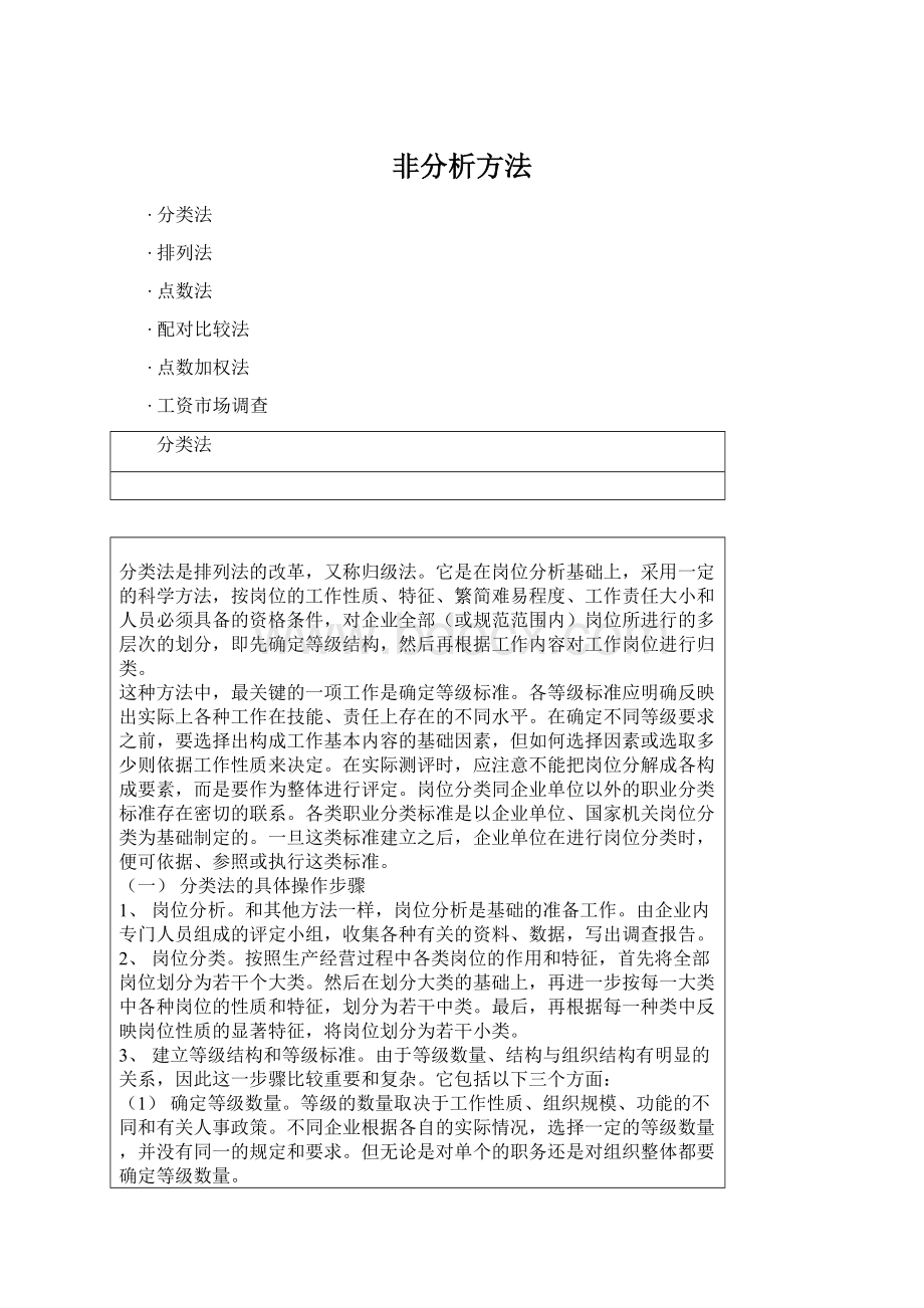 非分析方法Word文件下载.docx