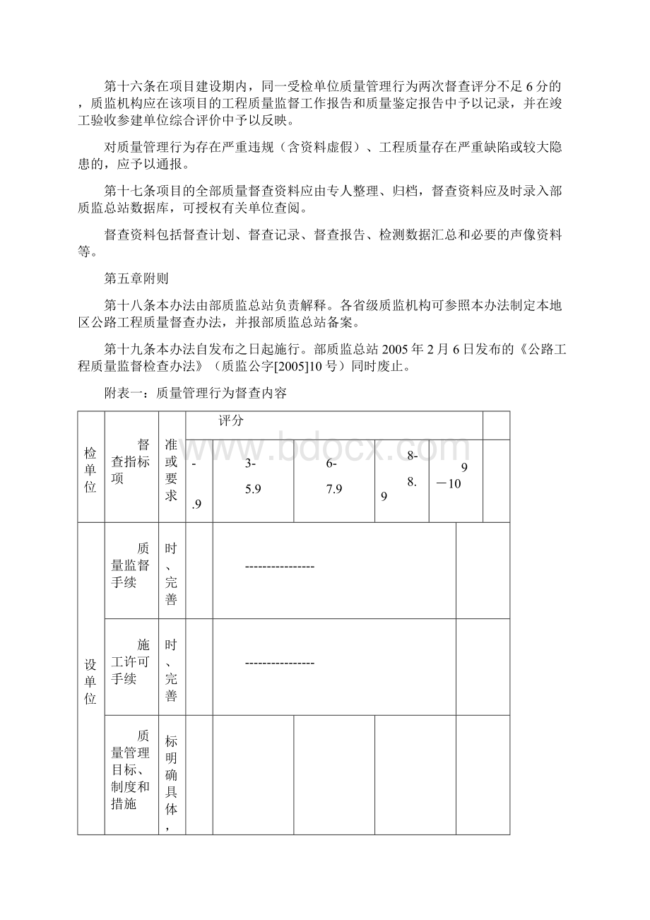 公路工程质量督查办法.docx_第3页