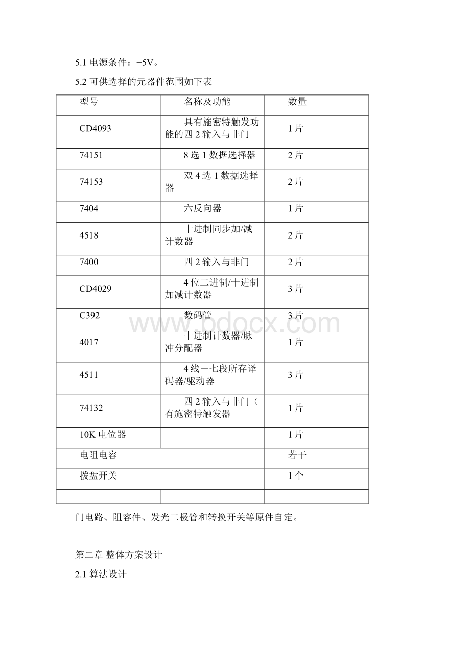 南京邮电大学课程设计报告简易数字频率计步骤详细文档格式.docx_第3页