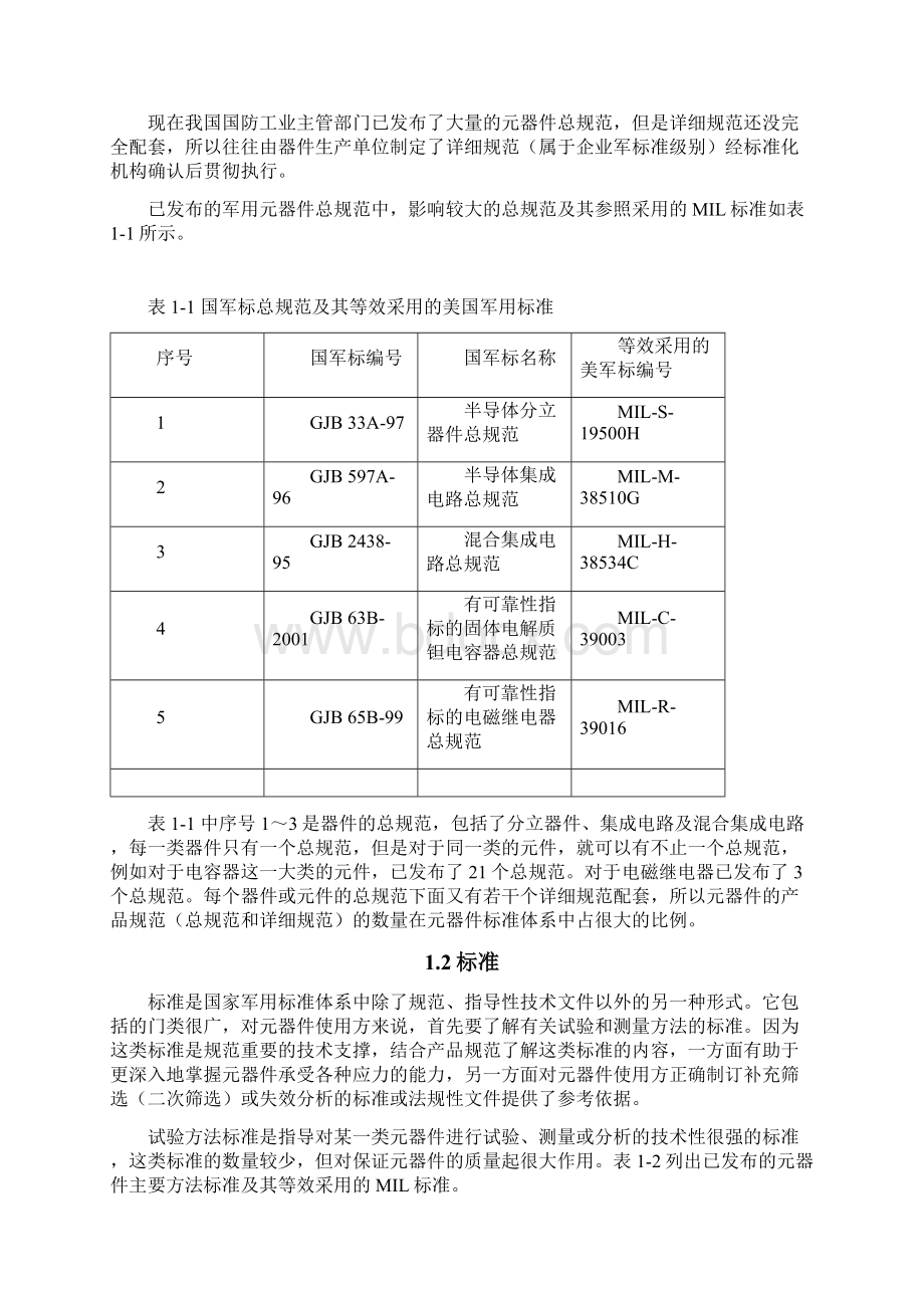 军用电子元器件的质量等级文档格式.docx_第2页