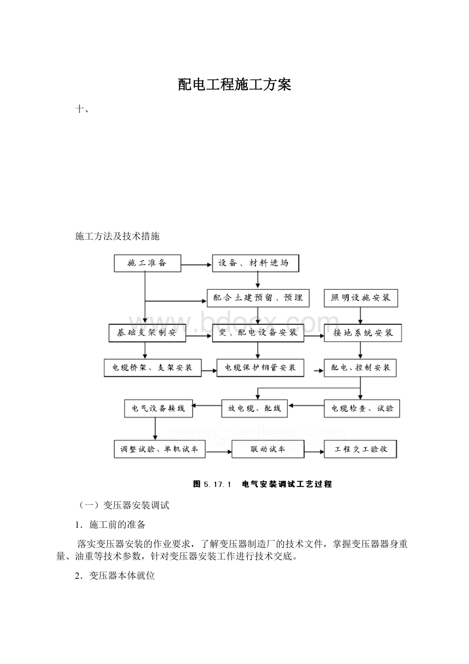 配电工程施工方案.docx