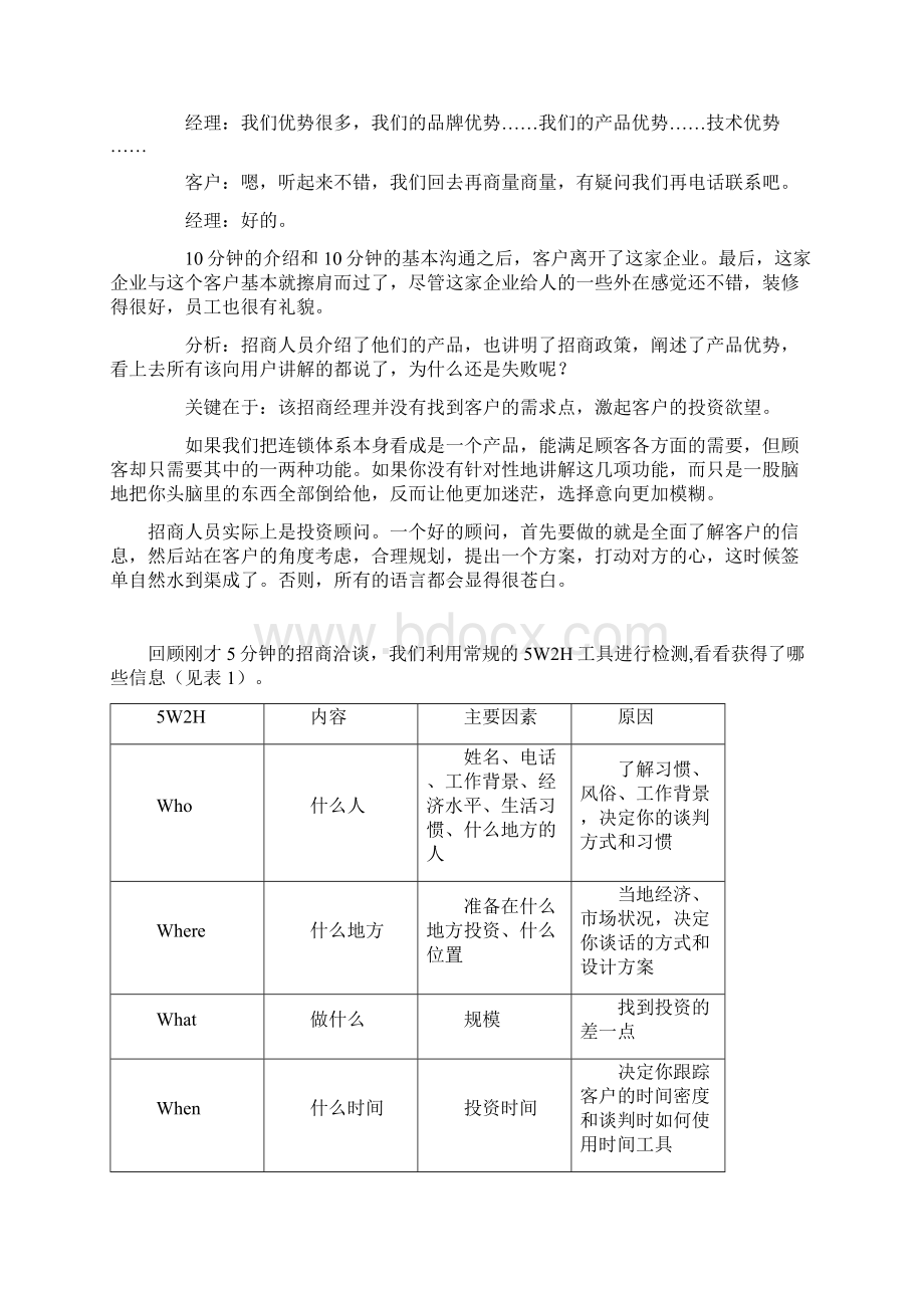 招商加盟谈判技巧及话术.docx_第2页