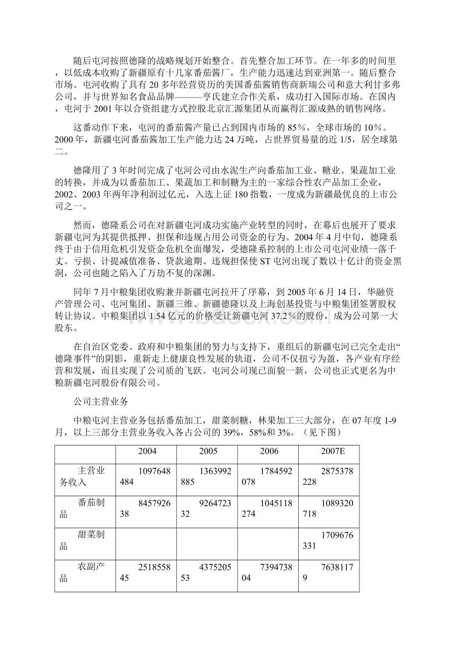 财务管理中粮屯河财务案例分析Word文档格式.docx_第3页