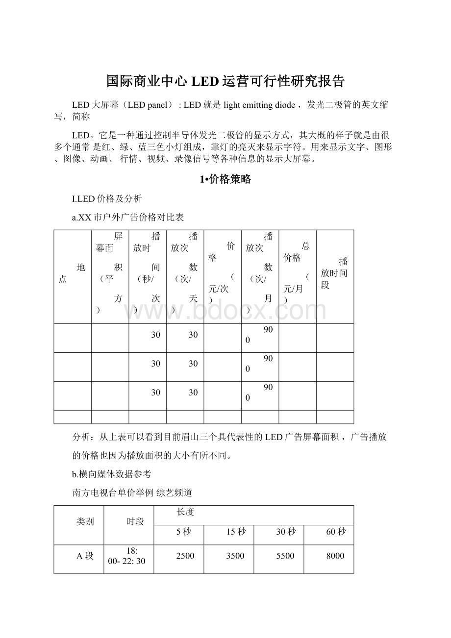 国际商业中心LED运营可行性研究报告Word下载.docx_第1页