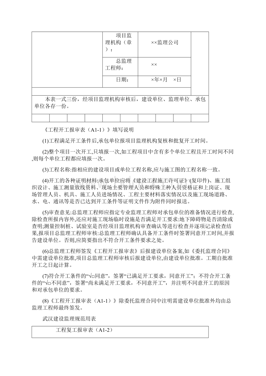 监理资料基本表格填写案例常用Word格式文档下载.docx_第3页