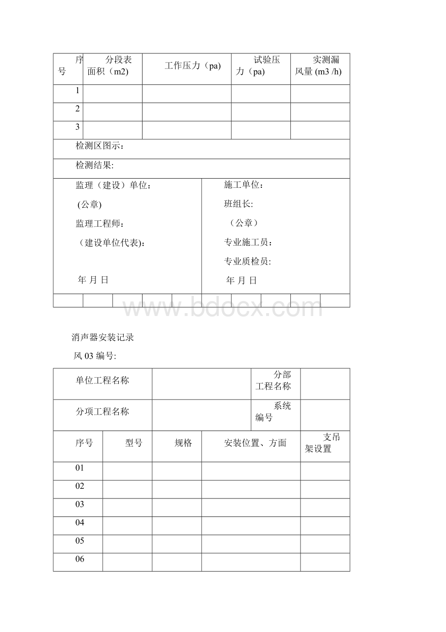 通风与空调工程施工记录Word格式.docx_第3页