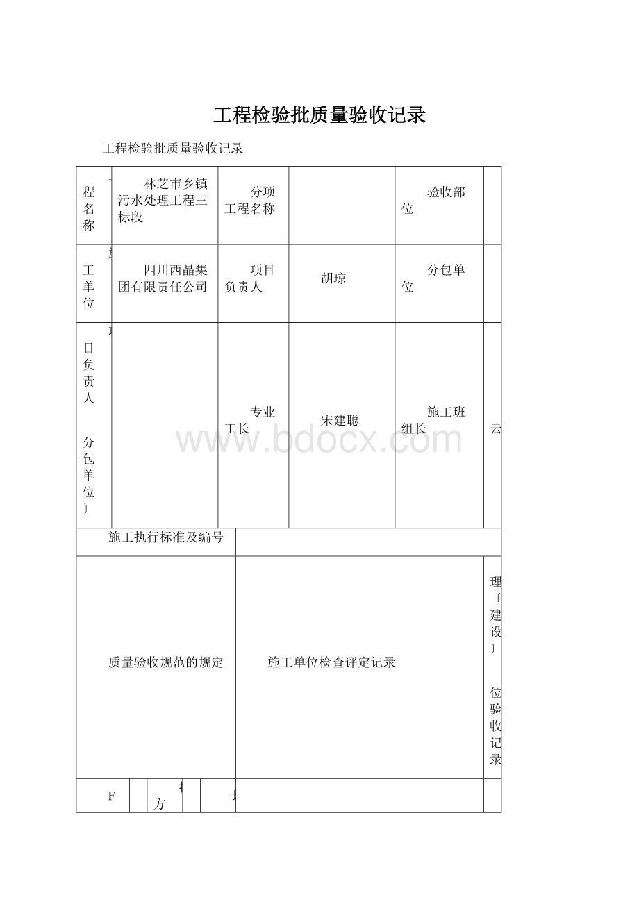 工程检验批质量验收记录.docx_第1页