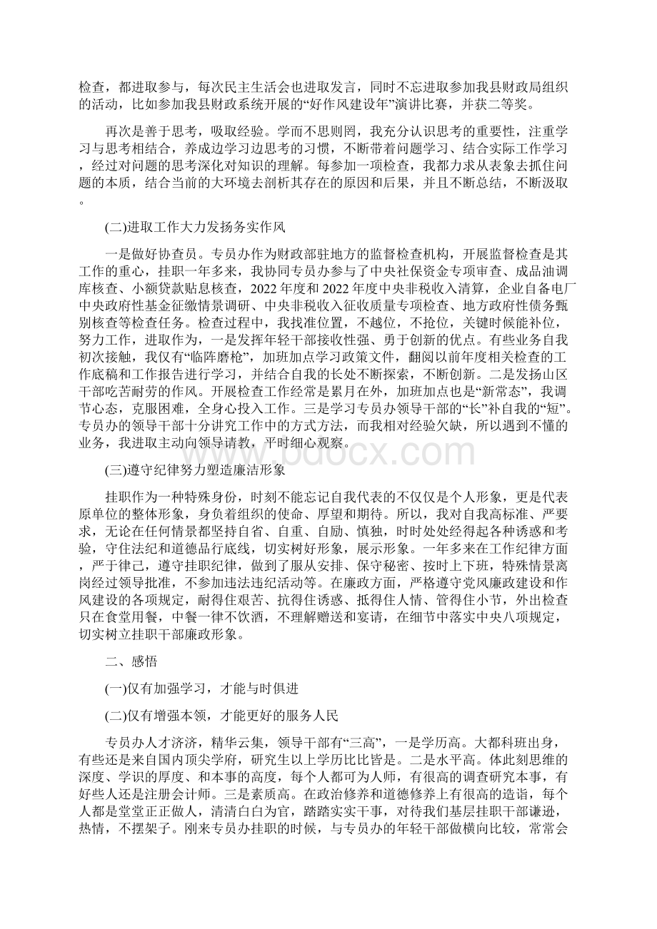 挂职总结范文怎么写挂职总结范文Word格式文档下载.docx_第3页