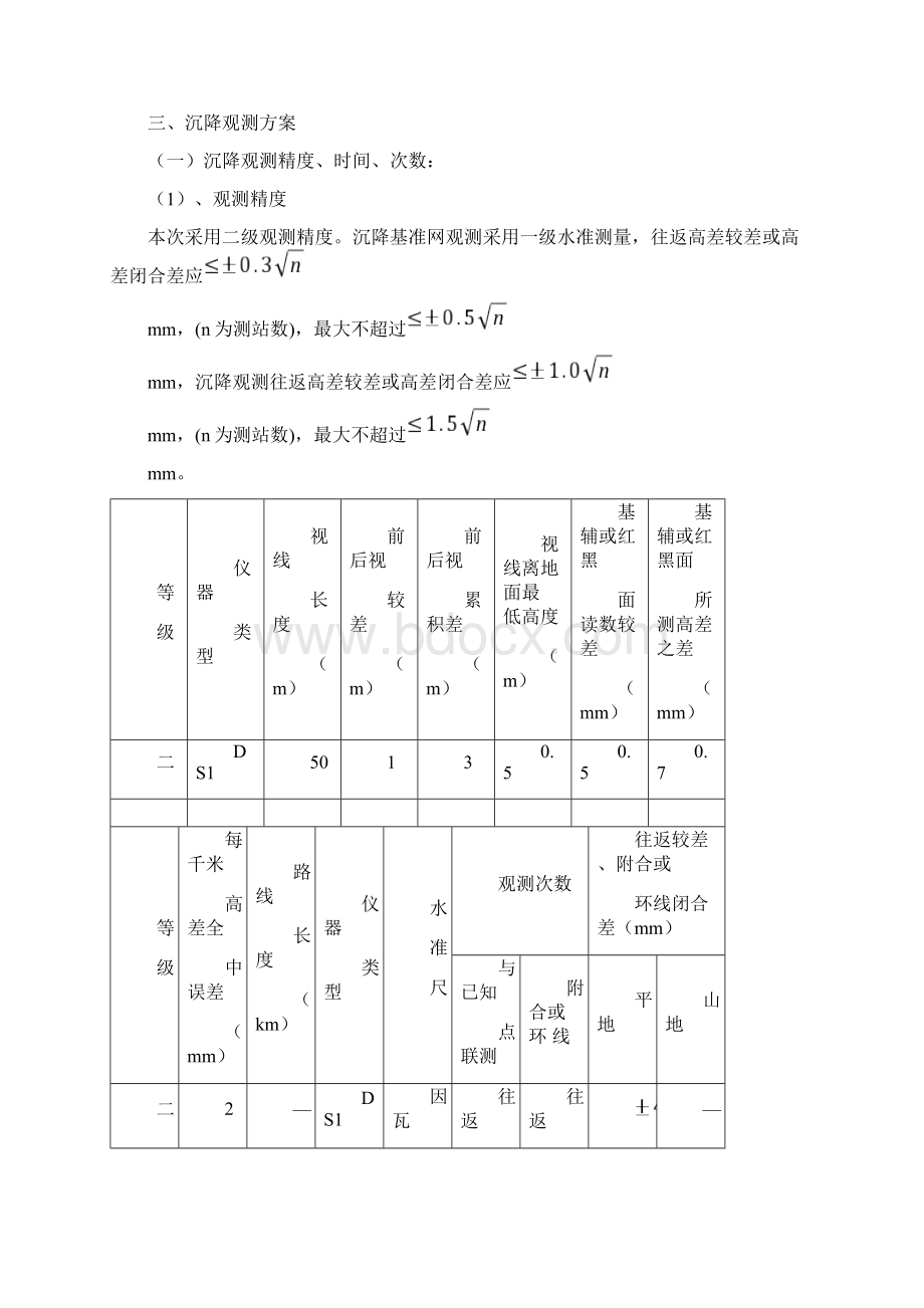 沉降观测专业技术设计书.docx_第2页