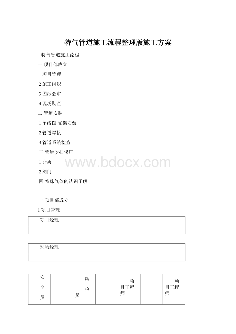 特气管道施工流程整理版施工方案.docx_第1页