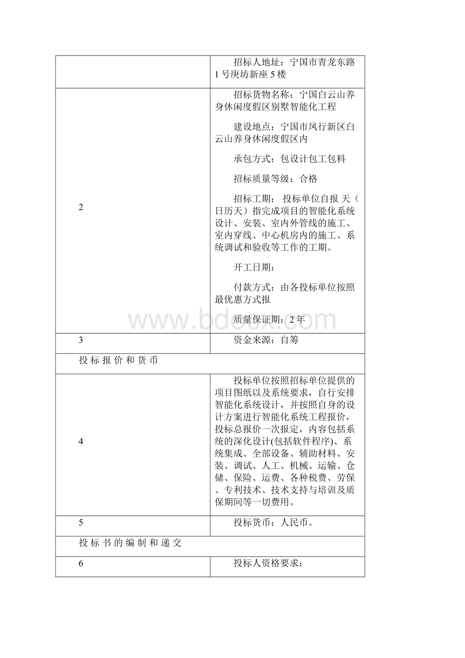 弱电工程招标文件范本DOC 36页.docx_第3页