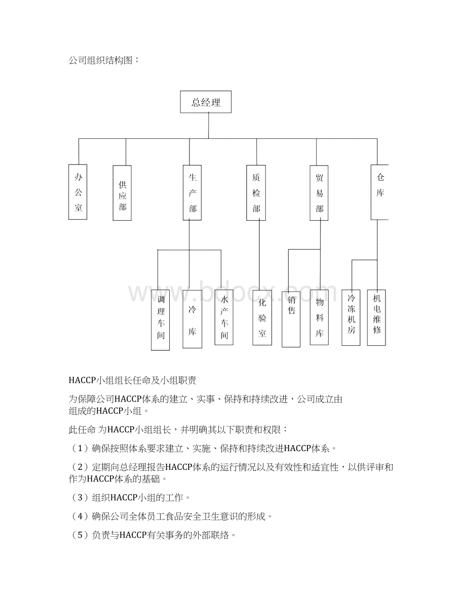 食品安全管理体系手册ISO2Word文档格式.docx_第3页