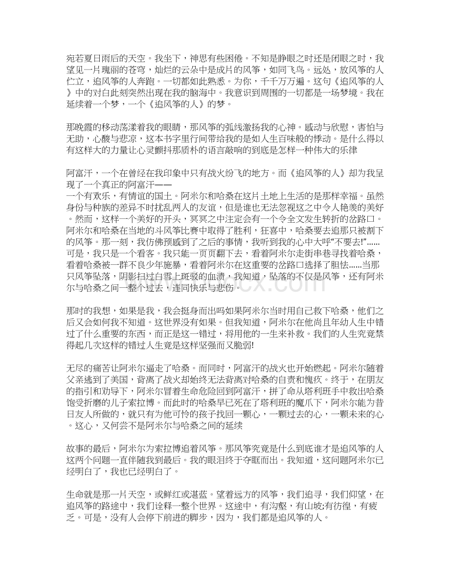 追风筝的人读后感Word下载.docx_第3页