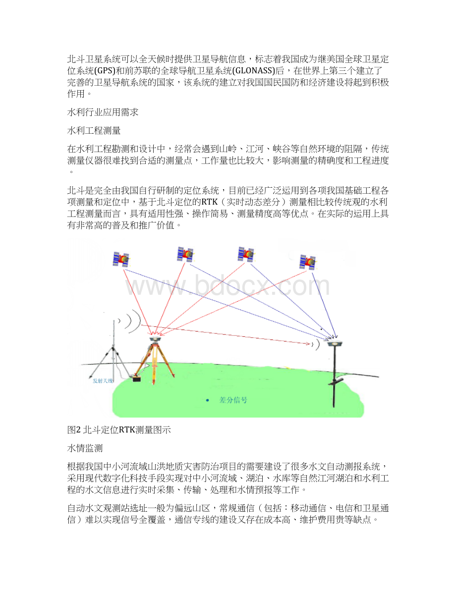 新版北斗卫星通信在水利行业中的应用项目研究报告Word下载.docx_第3页